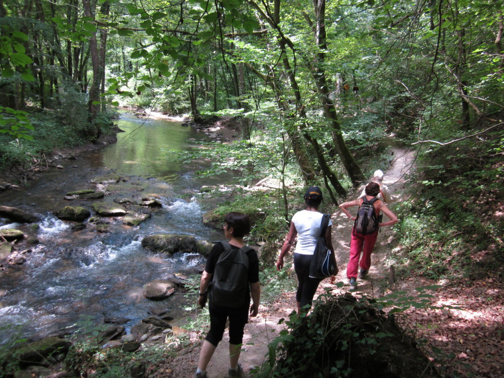 Belles vues sur la rivière.