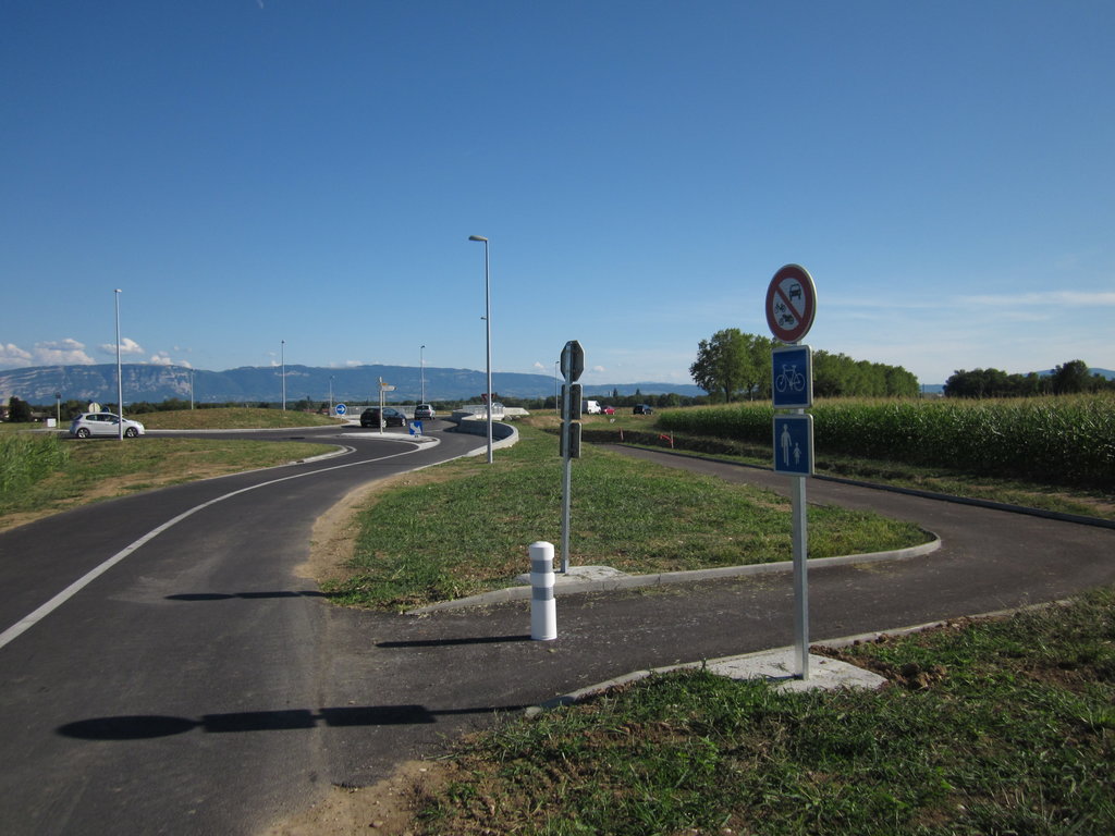 Passage sous la route, route de Flie et Prégnin, Saint-Genis-Pou