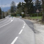 Ferney: prolongation de la bande cyclable vers Prévessin