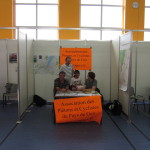 Notre stand au forum des associations à Ferney