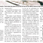 Un article sur notre comptage dans «Le Pays Gessien»