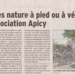 Un article sur notre balade dans le Dauphiné libéré