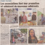 Article dans le Dauphiné sur le forum des associations (avec photo de notre stand)