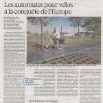 Un article sur les autoroutes pour vélo en Europe