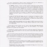 Réponse du département à notre courrier commun d’août