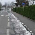 Avenue de Vessy à Ferney-Voltaire: une belle série de points noirs cyclistes et piétons