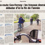 Des nouvelles de la véloroute Gex – Ferney