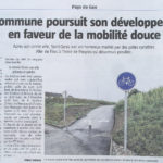 Deux articles sur le développement des aménagements cyclables à Saint-Genis-Pouilly