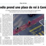 Un article du Gessien sur le vélo à Genève