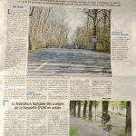 Un article dans le Gessien sur la fermeture des douanes aux cyclistes, et un autre du Dauphiné qui évoque notre action avec les autres associations
