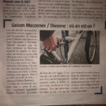 Article du Gessien sur l’étude d’une liaison vélo Maconnex – Divonne