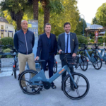 Divonne : inauguration de la première station de vélos électriques en libre-service