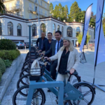 Divonne : inauguration de la première station de vélos électriques en libre-service