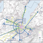Genève : développement du réseau cyclable, douze « axes forts » (plus Ferney)