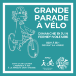 Parade à vélo à Ferney avec Vélorution : Dimanche 19 Juin à 15h