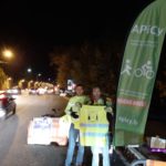 Plus de 200 gilets jaunes distribués lors de notre action à la douane du CERN le 24 novembre !