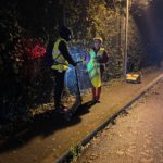 Plus de 200 gilets jaunes distribués lors de notre action à la douane du CERN le 24 novembre !