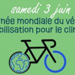 Samedi 3 juin : Journée mondiale du vélo et mobilisation pour le climat !